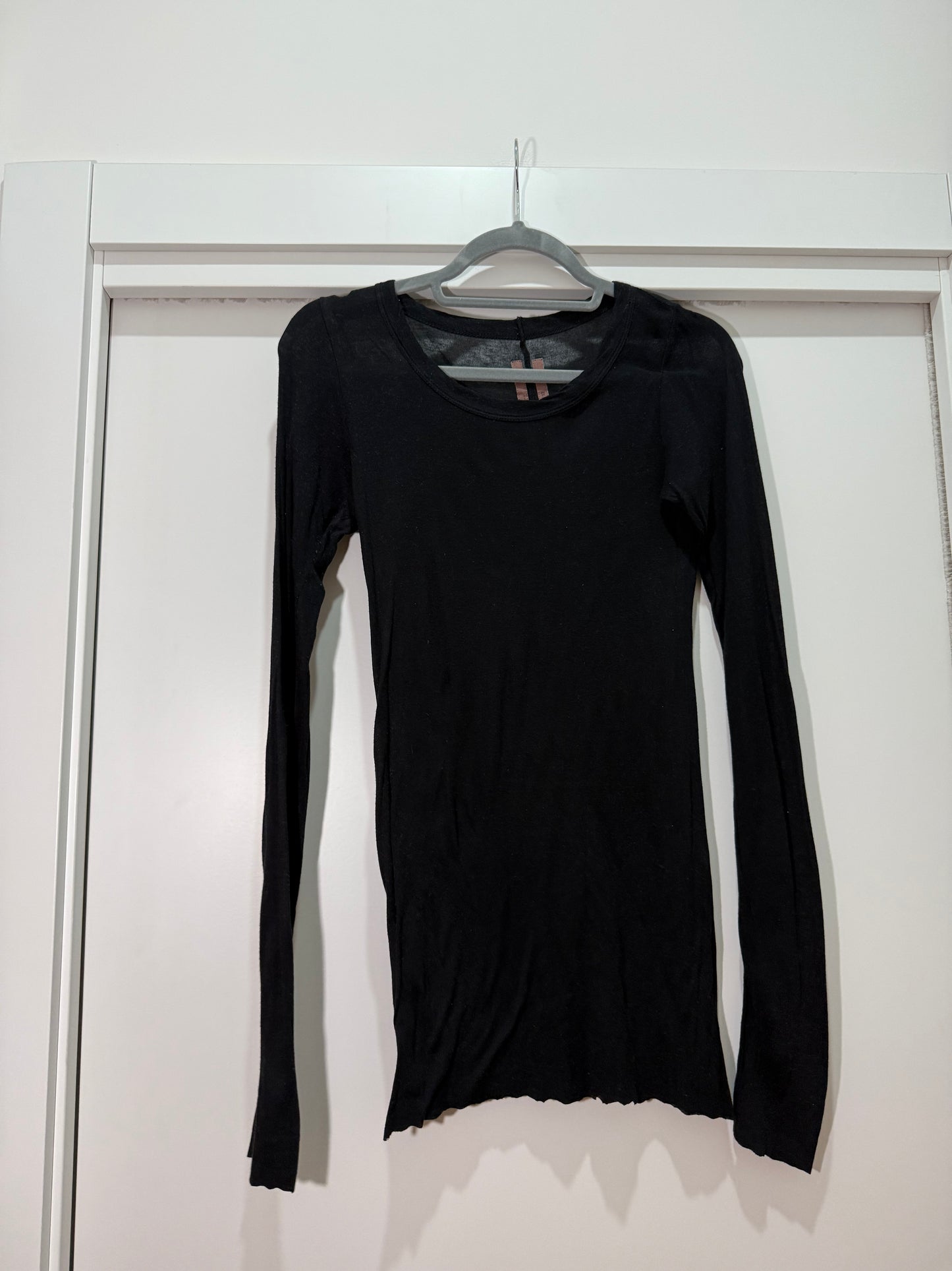 Black Long Sleeve Top RICK OWENS (Pre-Owned)