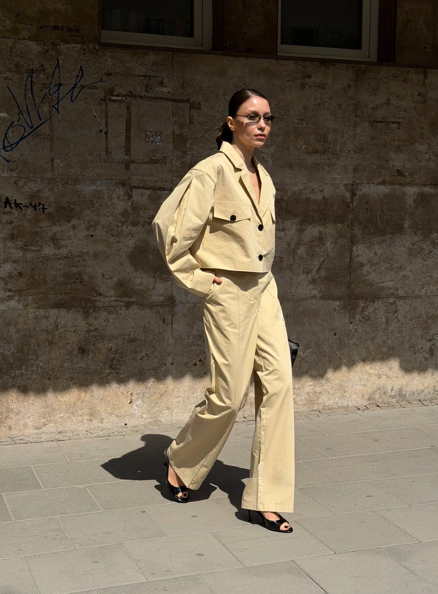 COTTON JACKET KATERINA KVIT