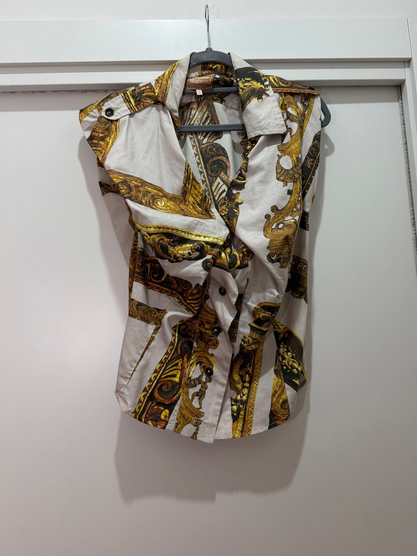 Printed Vest Top Draped VIVIENNE WESTWOOD GOLD LABEL (Pre-Owned)