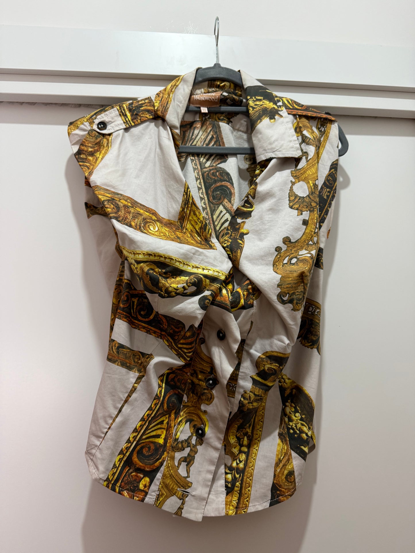 Printed Vest Top Draped VIVIENNE WESTWOOD GOLD LABEL (Pre-Owned)