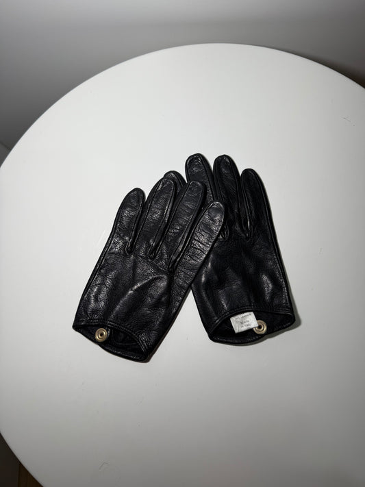 Black Leather Gloves VIVIENNE WESTWOOD (Pre-Owned)