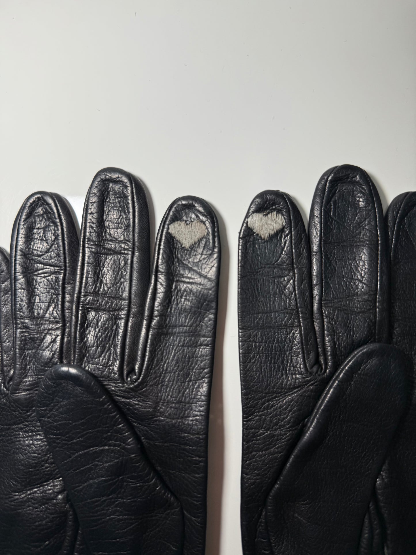 Black Leather Gloves VIVIENNE WESTWOOD (Pre-Owned)