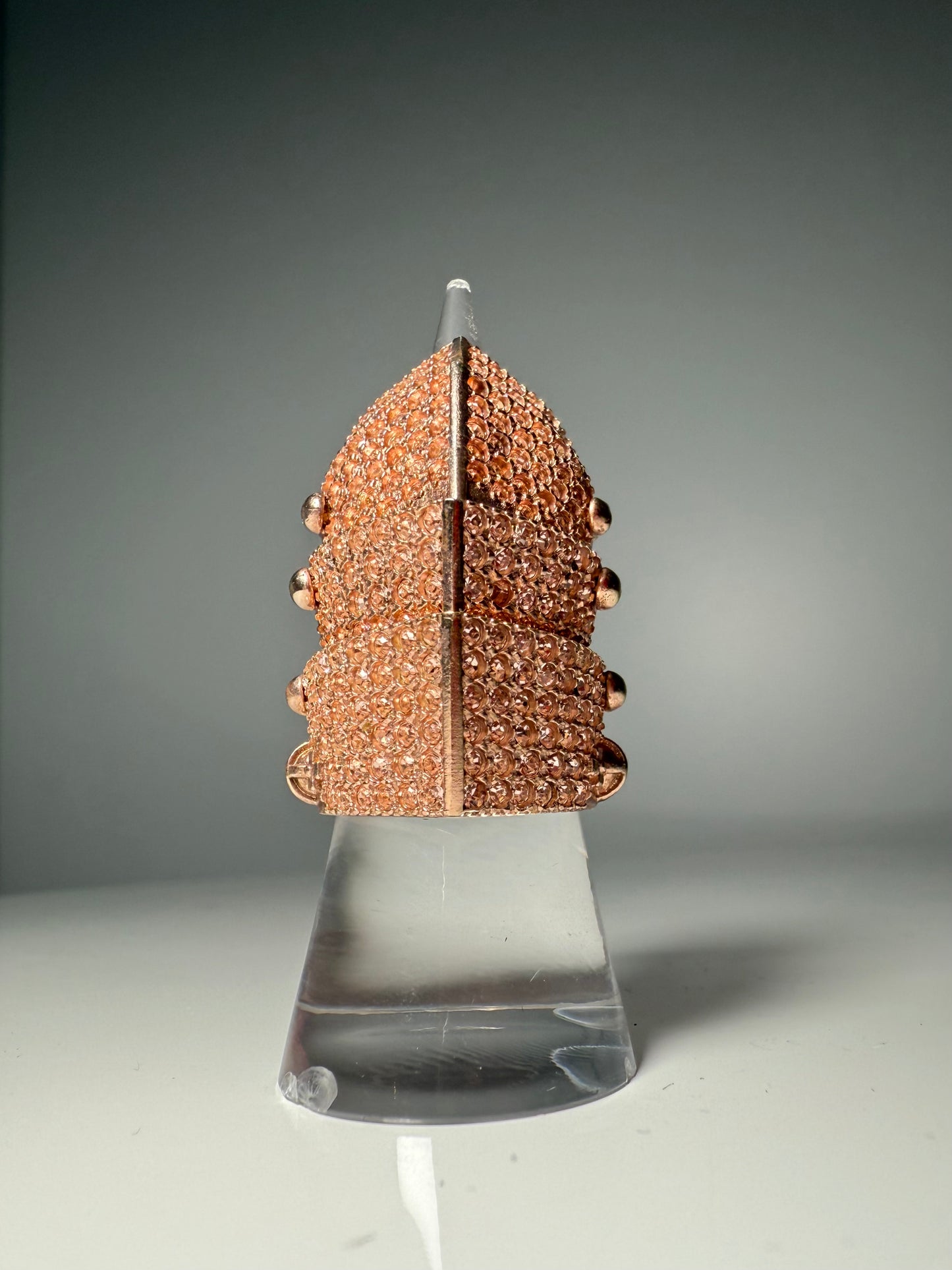 Crystal Armour Pavé Ring Rose Gold VIVIENNE WESTWOOD (Pre-Owned)