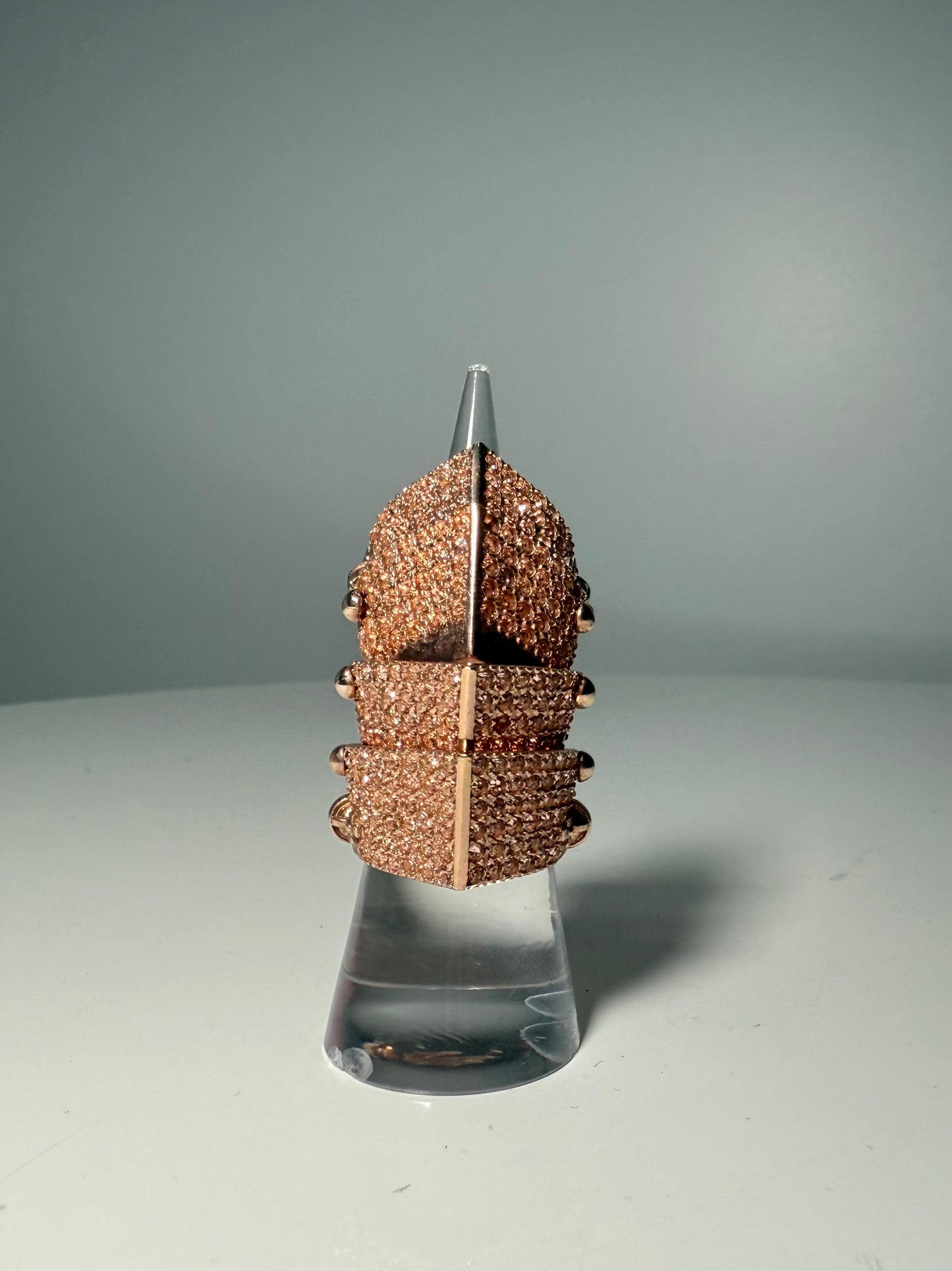 Crystal Armour Pavé Ring Rose Gold VIVIENNE WESTWOOD (Pre-Owned)