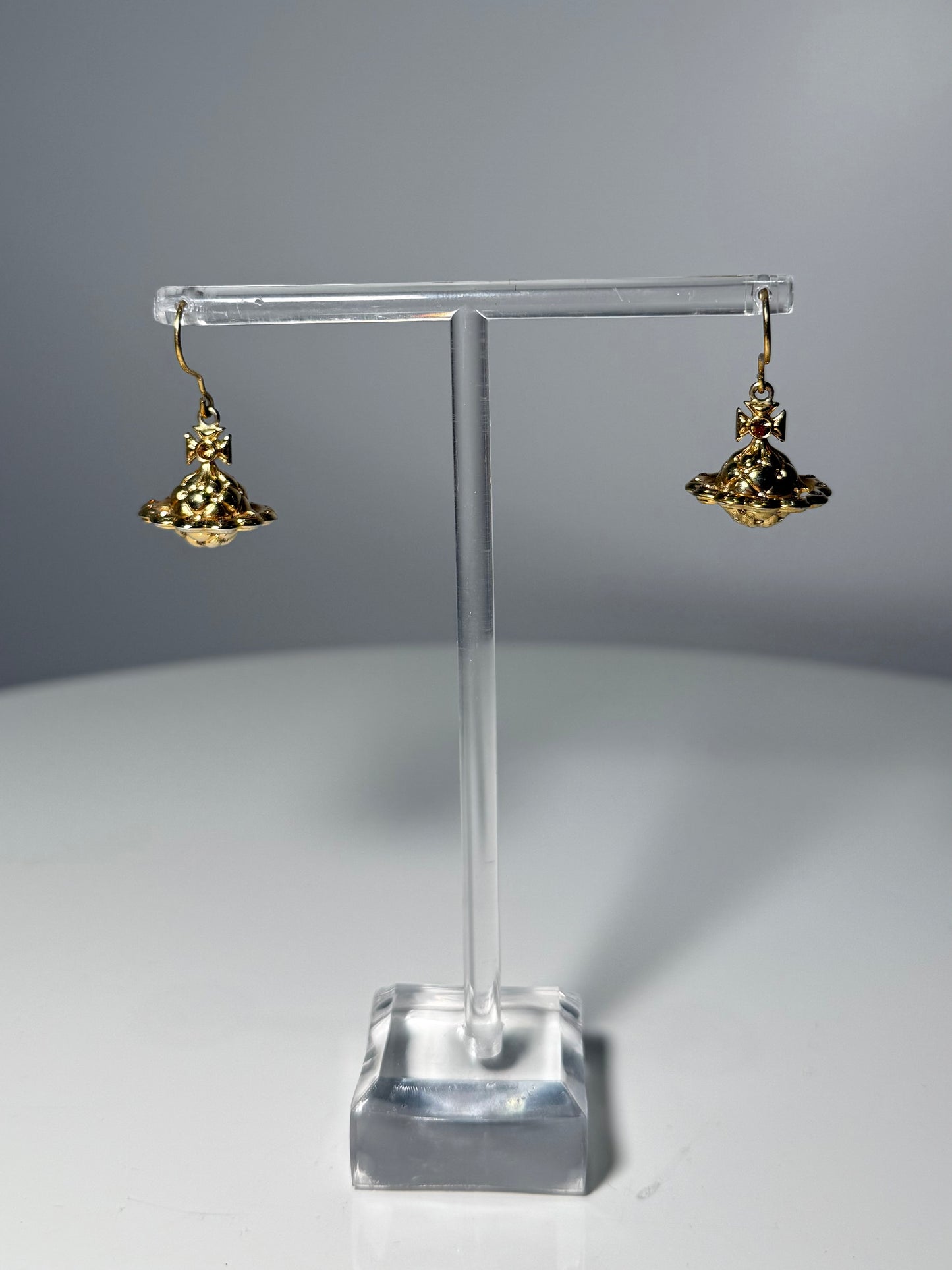 Orb Drop / Saturn Earrings Gold Tone VIVIENNE WESTWOOD (Pre-Owned)