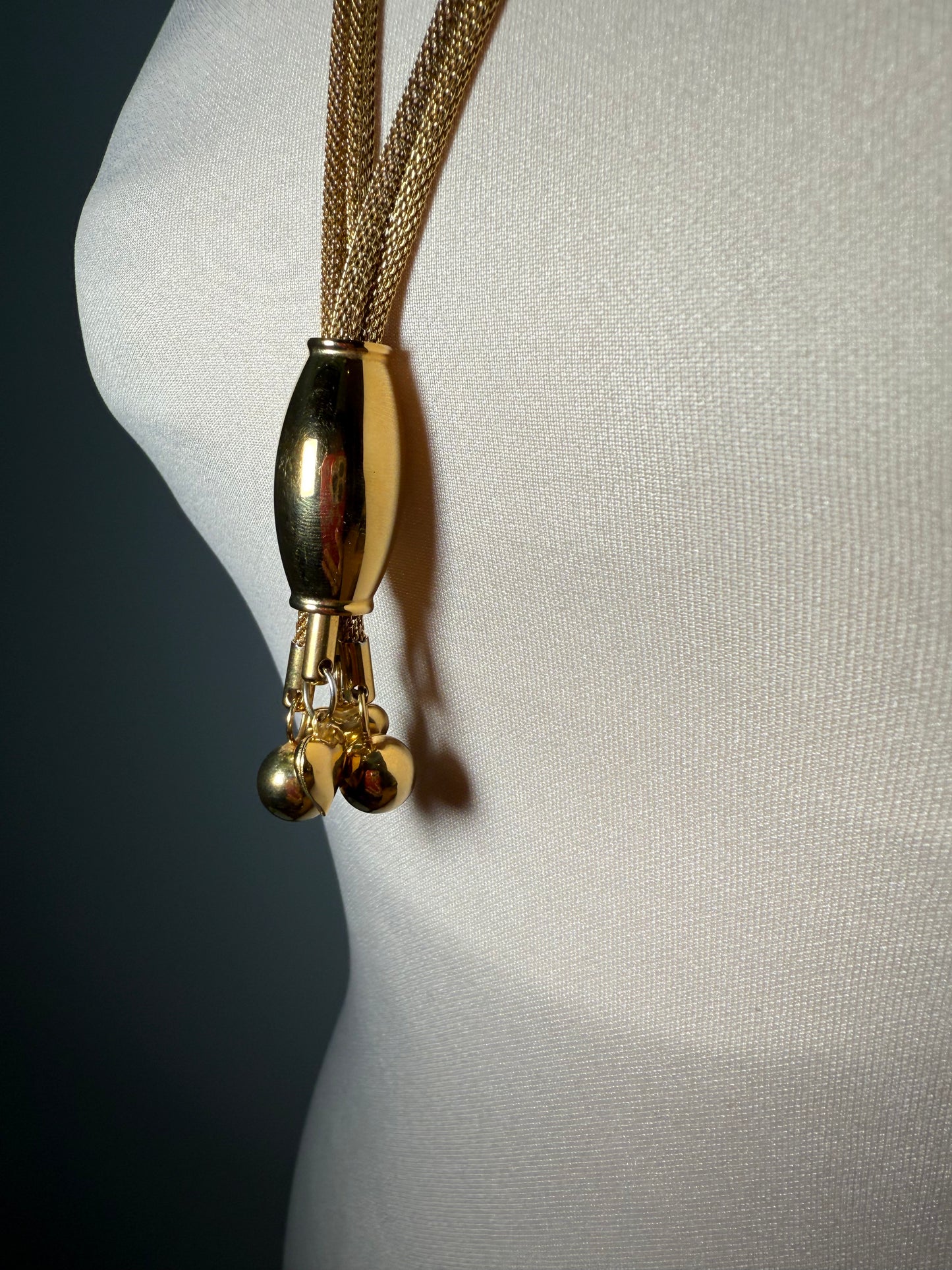 Vintage Gold Tone Tassel Necklace GIVENCHY (Pre-Owned)