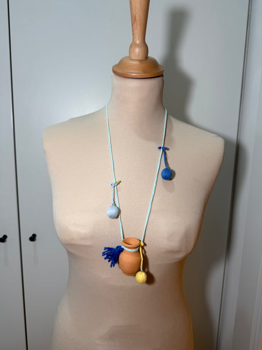 Ceramic Pendant Necklace - THE COAT (Pre-Owned)