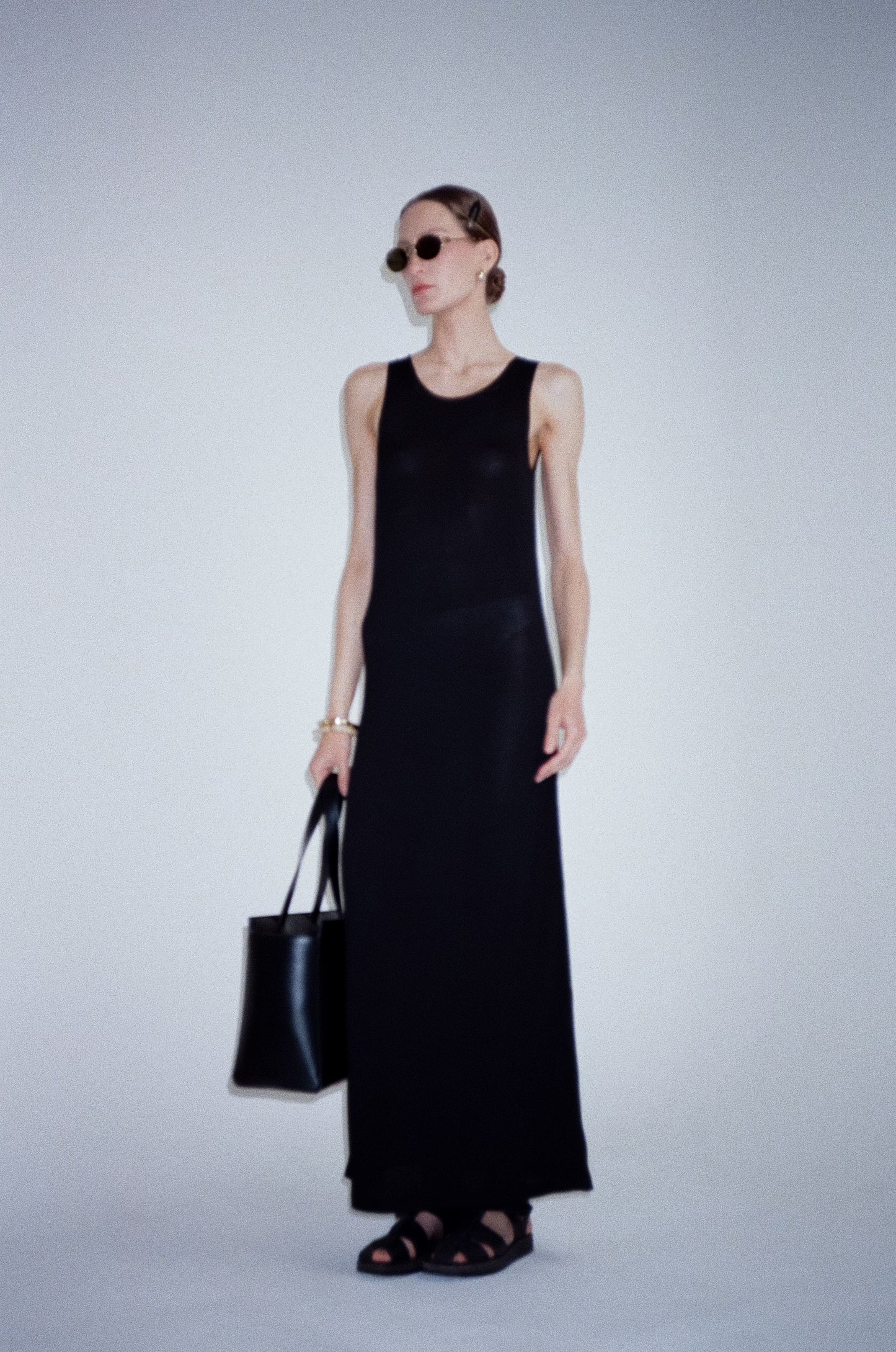 KNITTED DRESS KATERINA KVIT