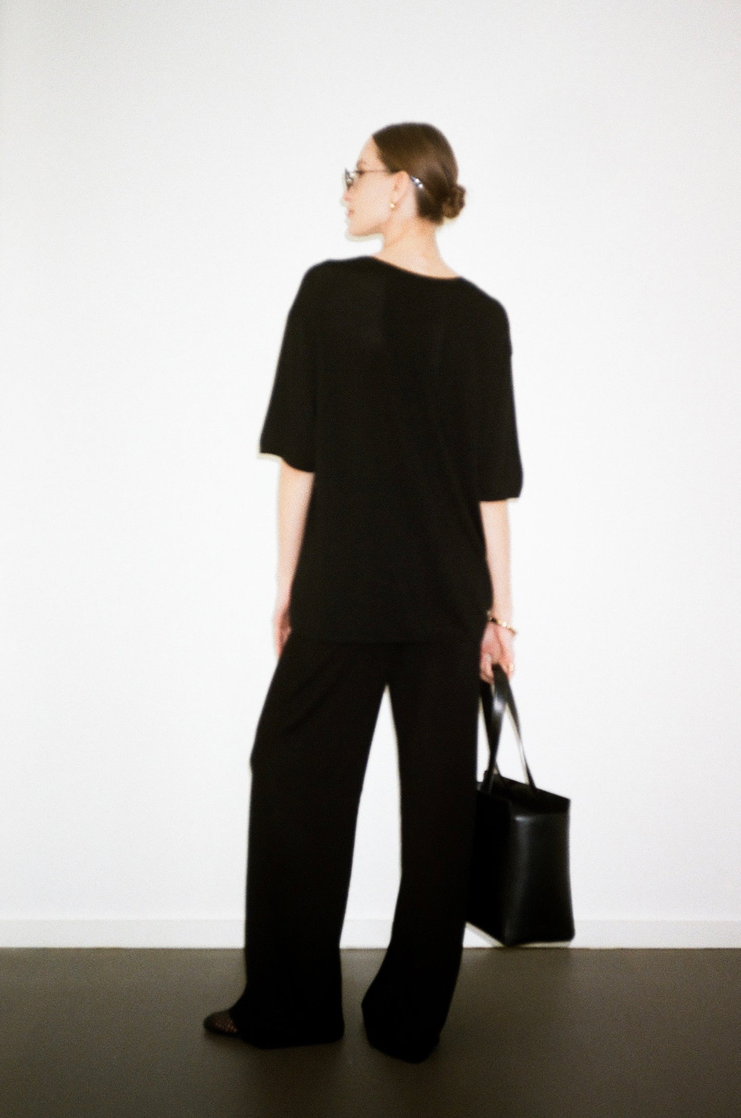 KNITTED PANTS KATERINA KVIT