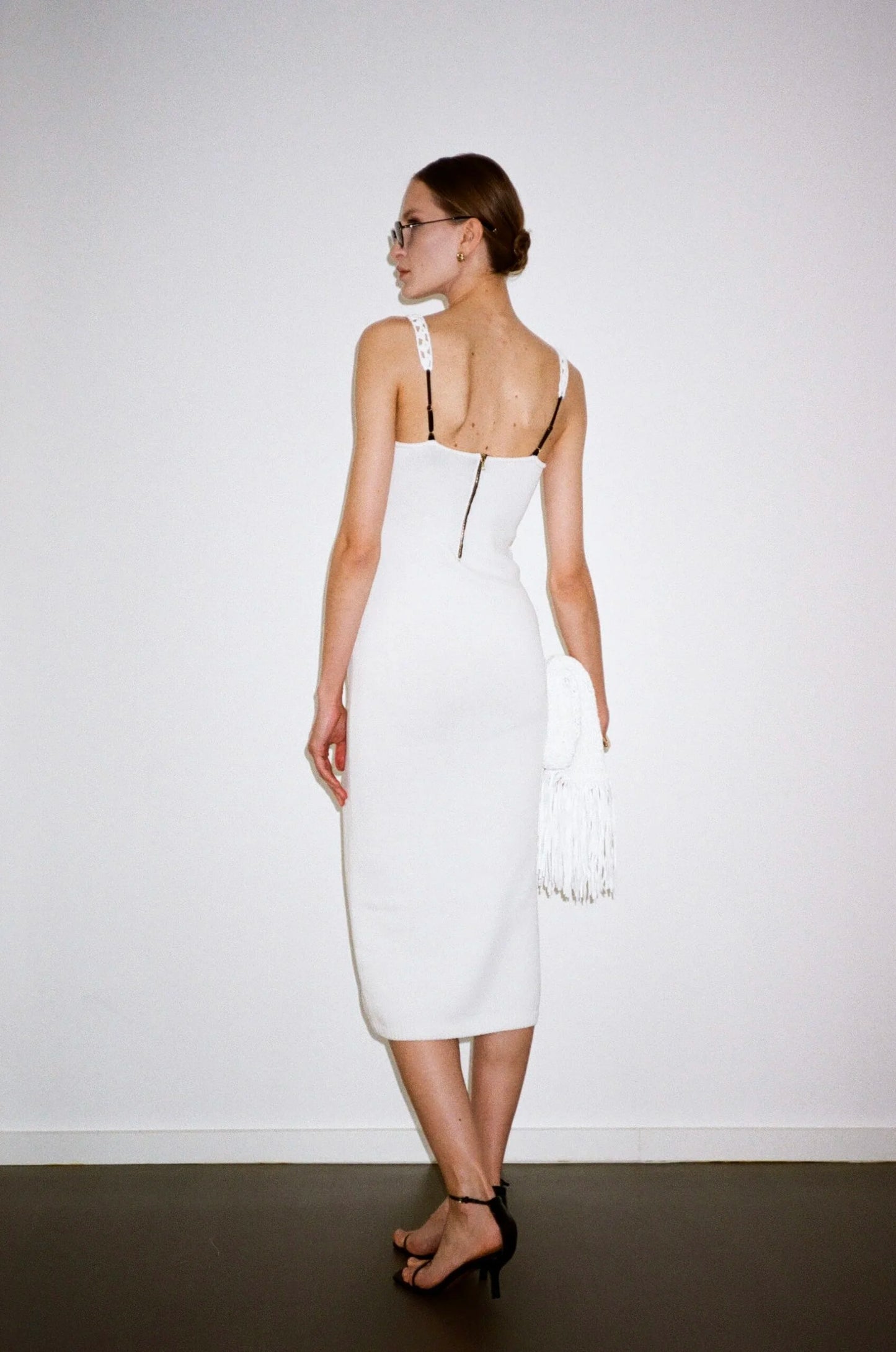 KNITWEAR DRESS  KATERINA KVIT