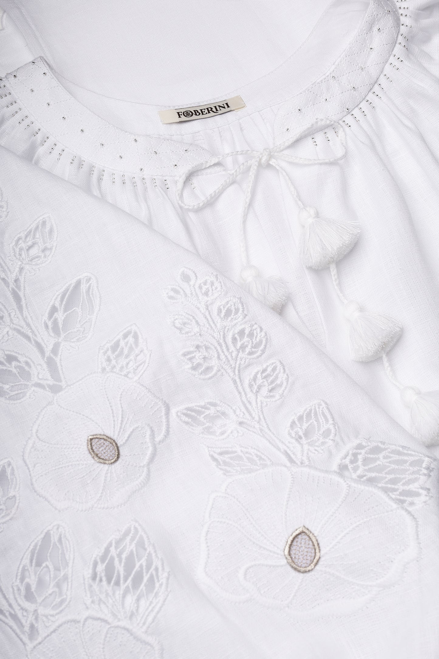 Mallow white midi-dress FOBERINI