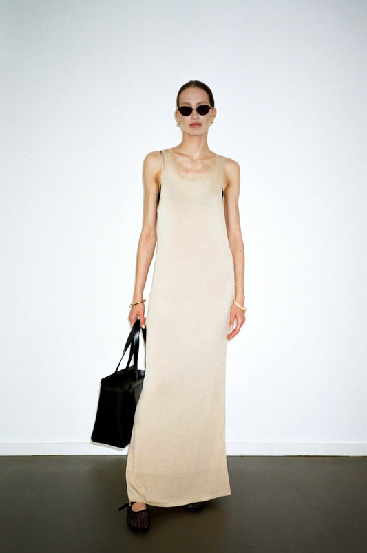 KNITTED DRESS KATERINA KVIT