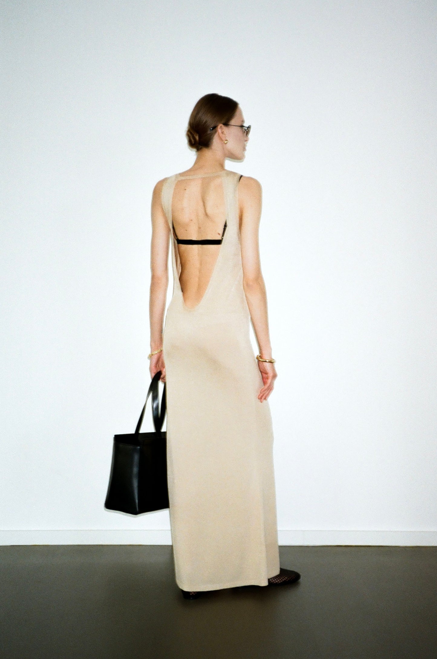KNITTED DRESS KATERINA KVIT