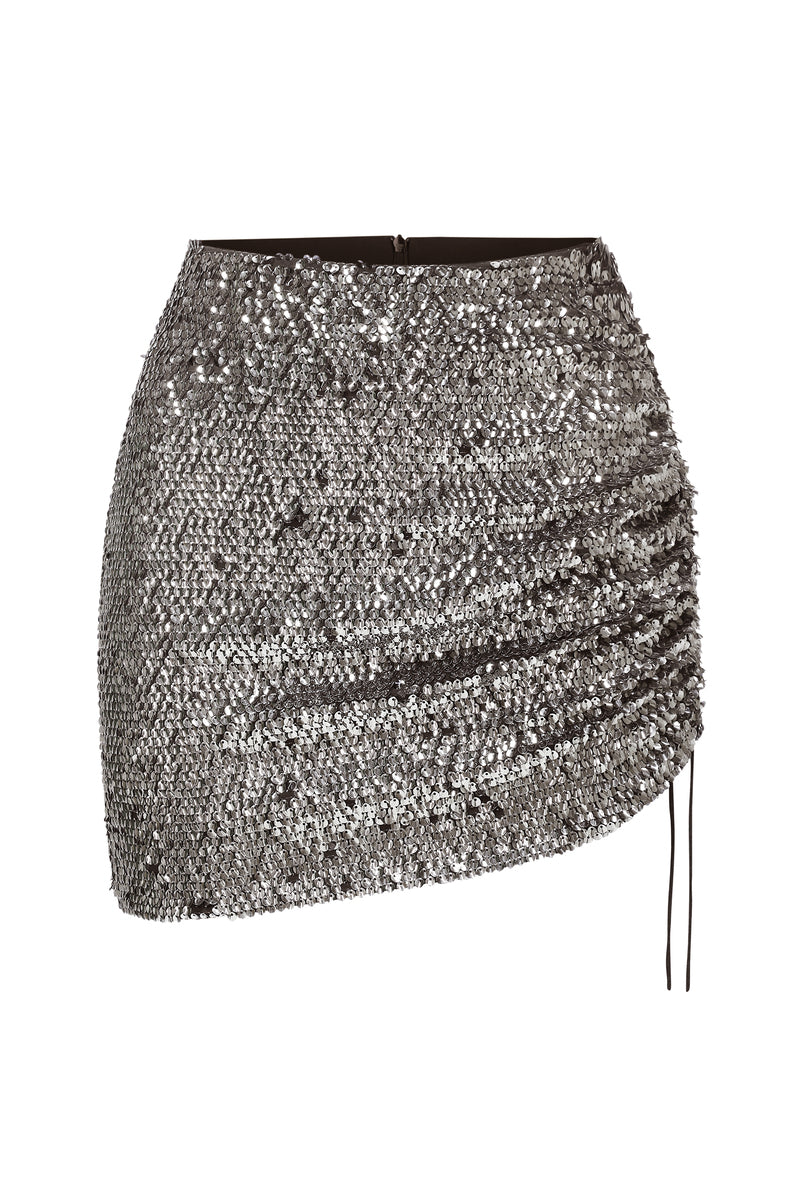 Sage Sequin Skirt NUÉ