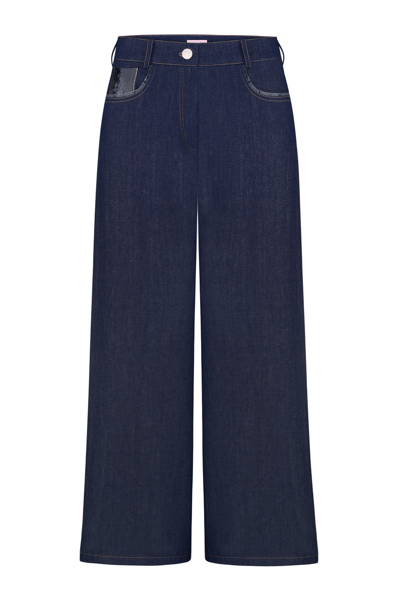 Indigo Denim Trousers NUÉ