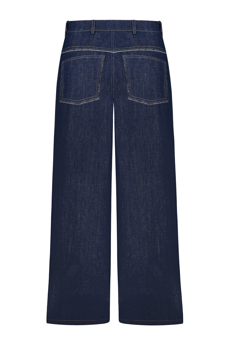 Indigo Denim Trousers NUÉ