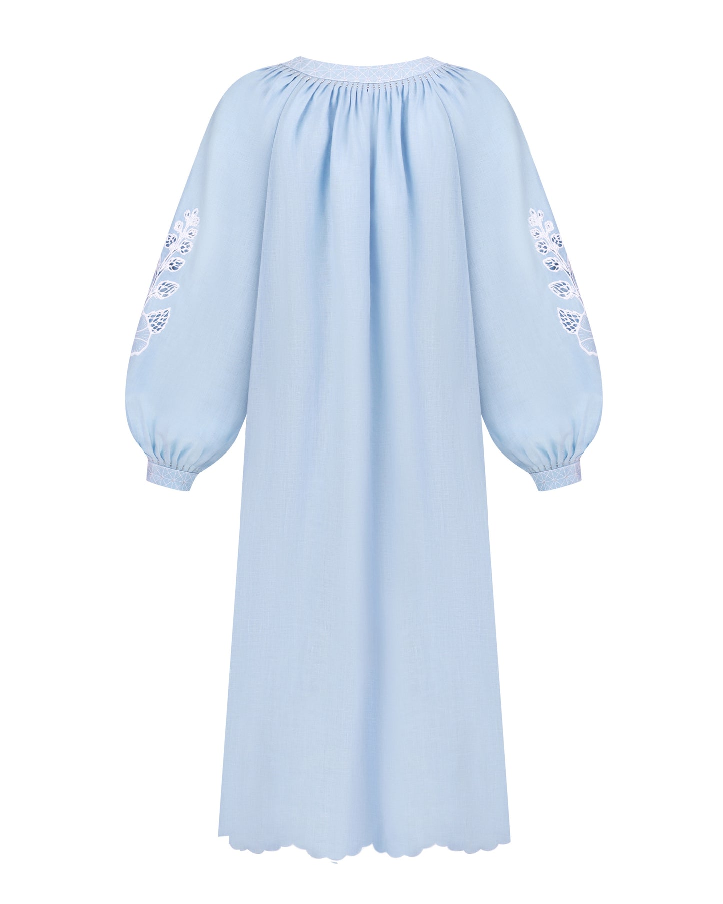 Mallow blue midi-dress FOBERINI