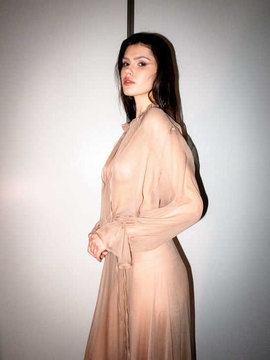 Chiffon silk blouse NOVITSKA