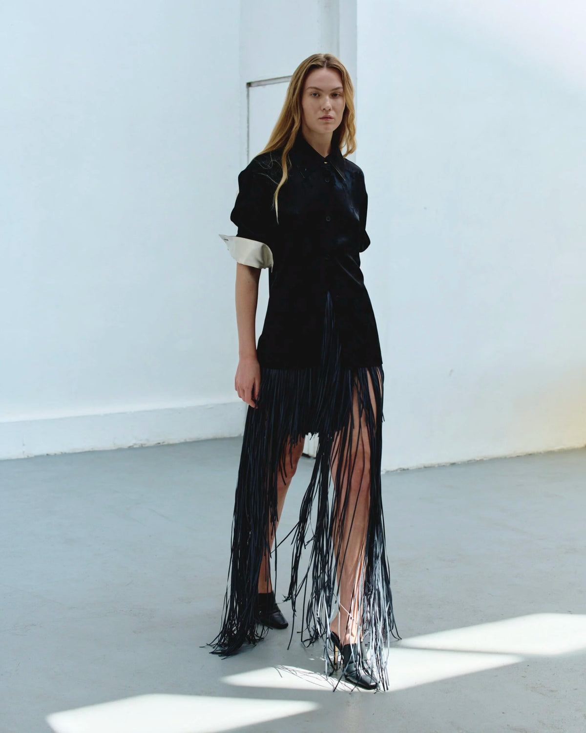 BLACK SKIRT KATERINA KVIT