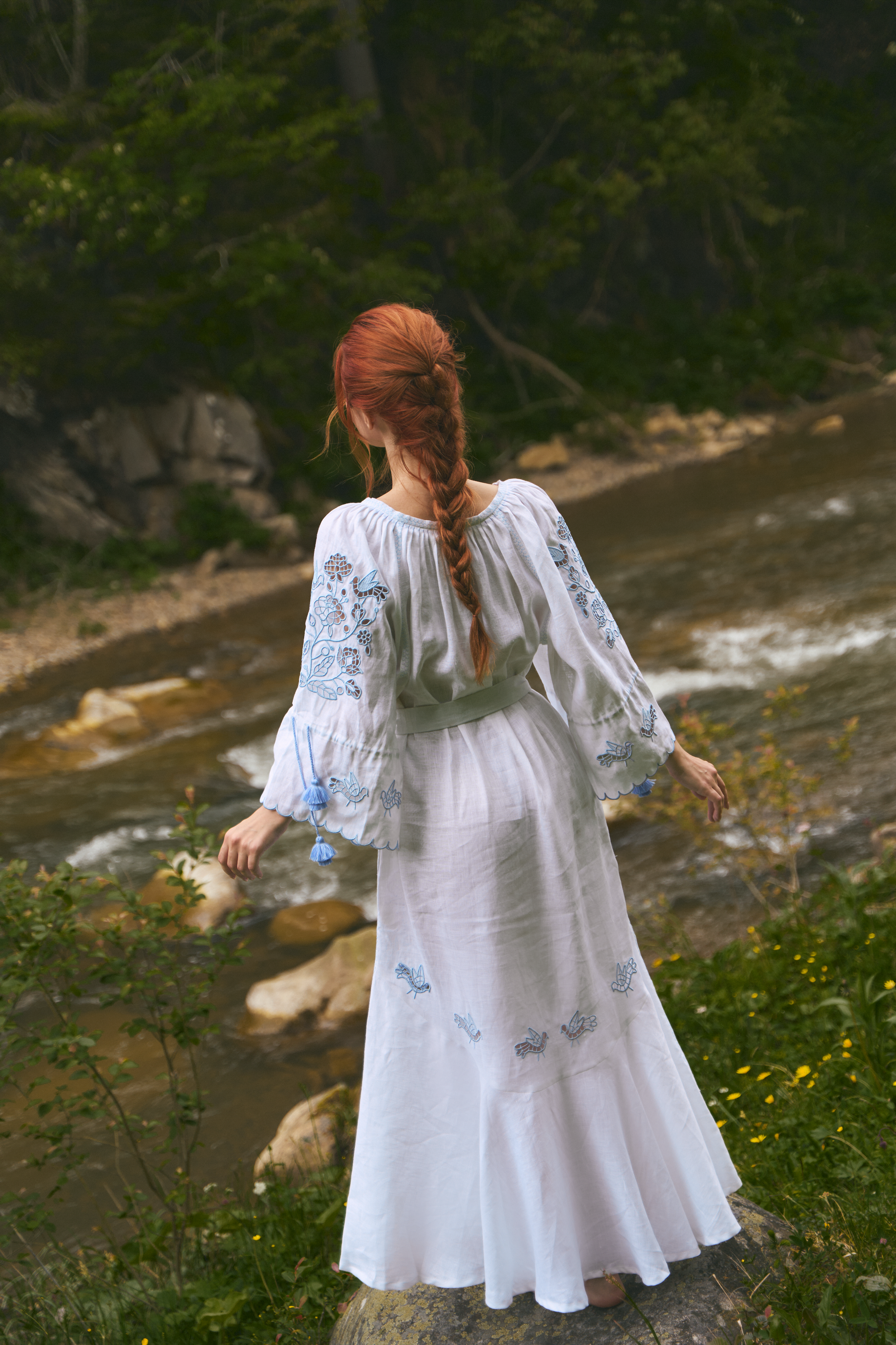 tree of life maxi dress Tree of life White maxi dress FOBERINI