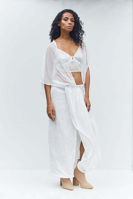 Ivory Sarong Skirt G2A