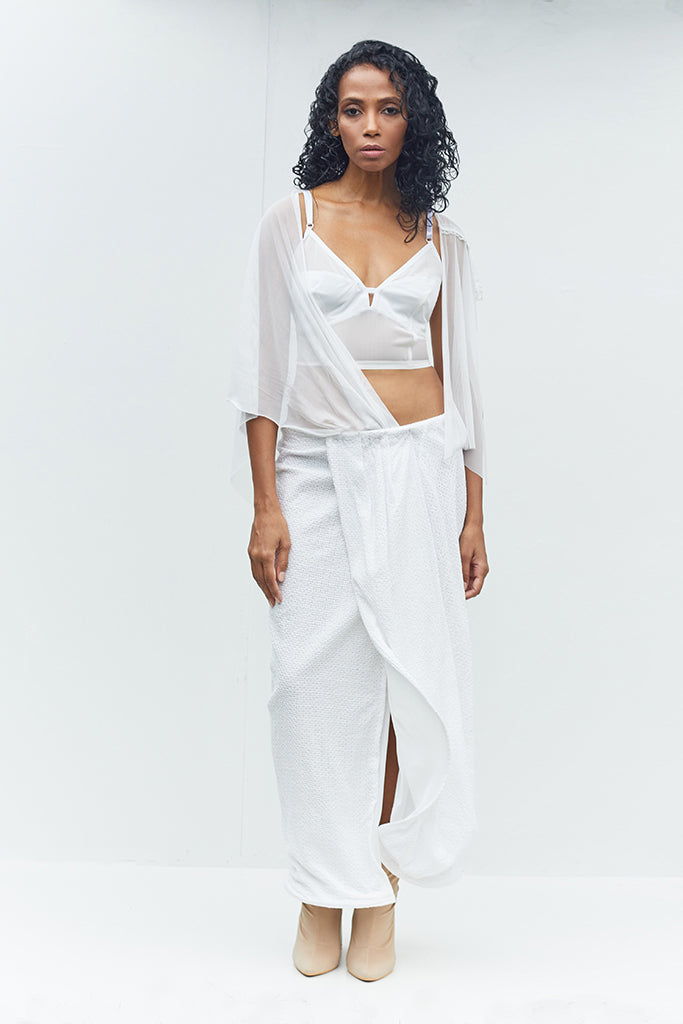 Ivory Sarong Skirt G2A