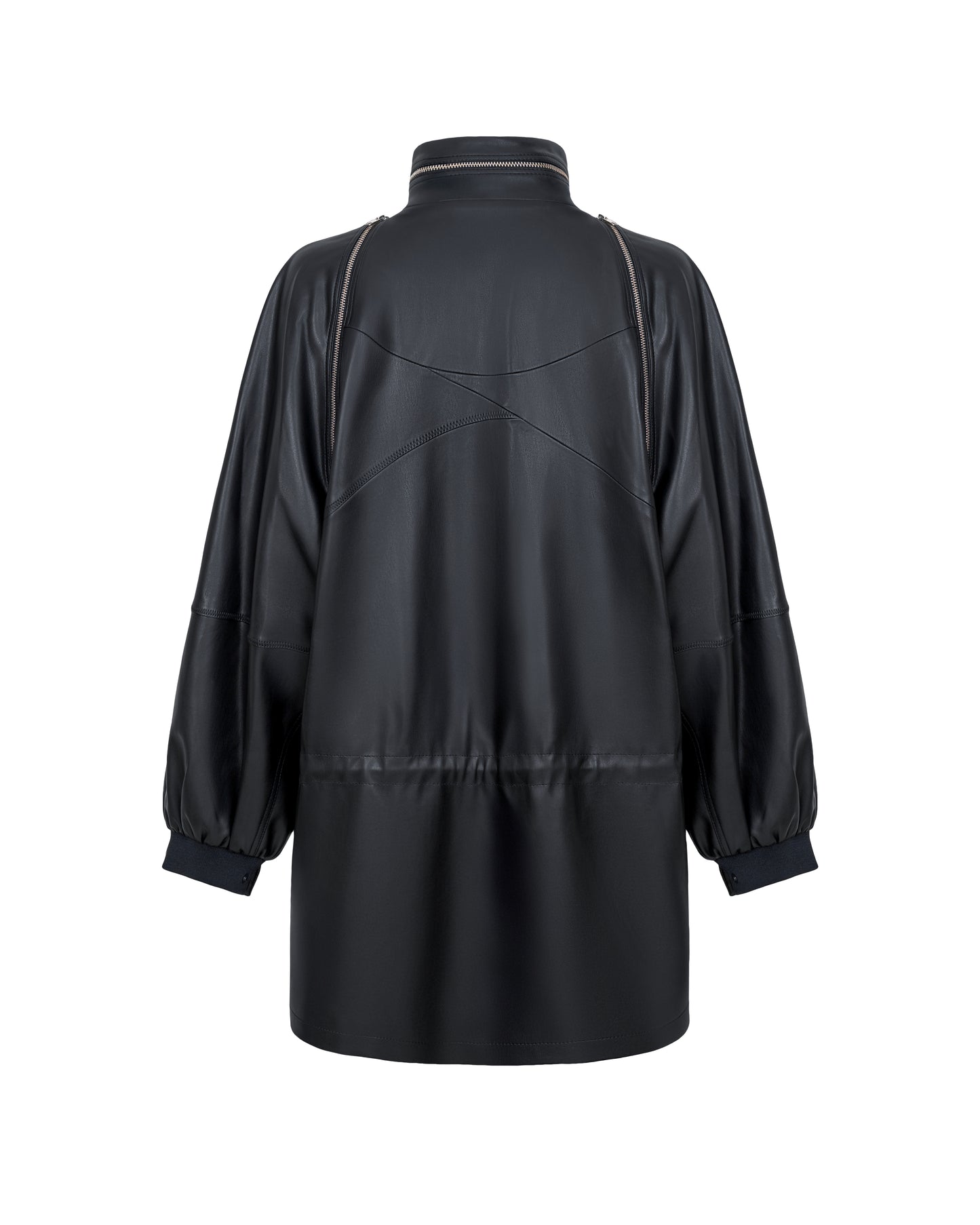 JACKET #06 — Convertible Faux-Leather Jacket GUDU