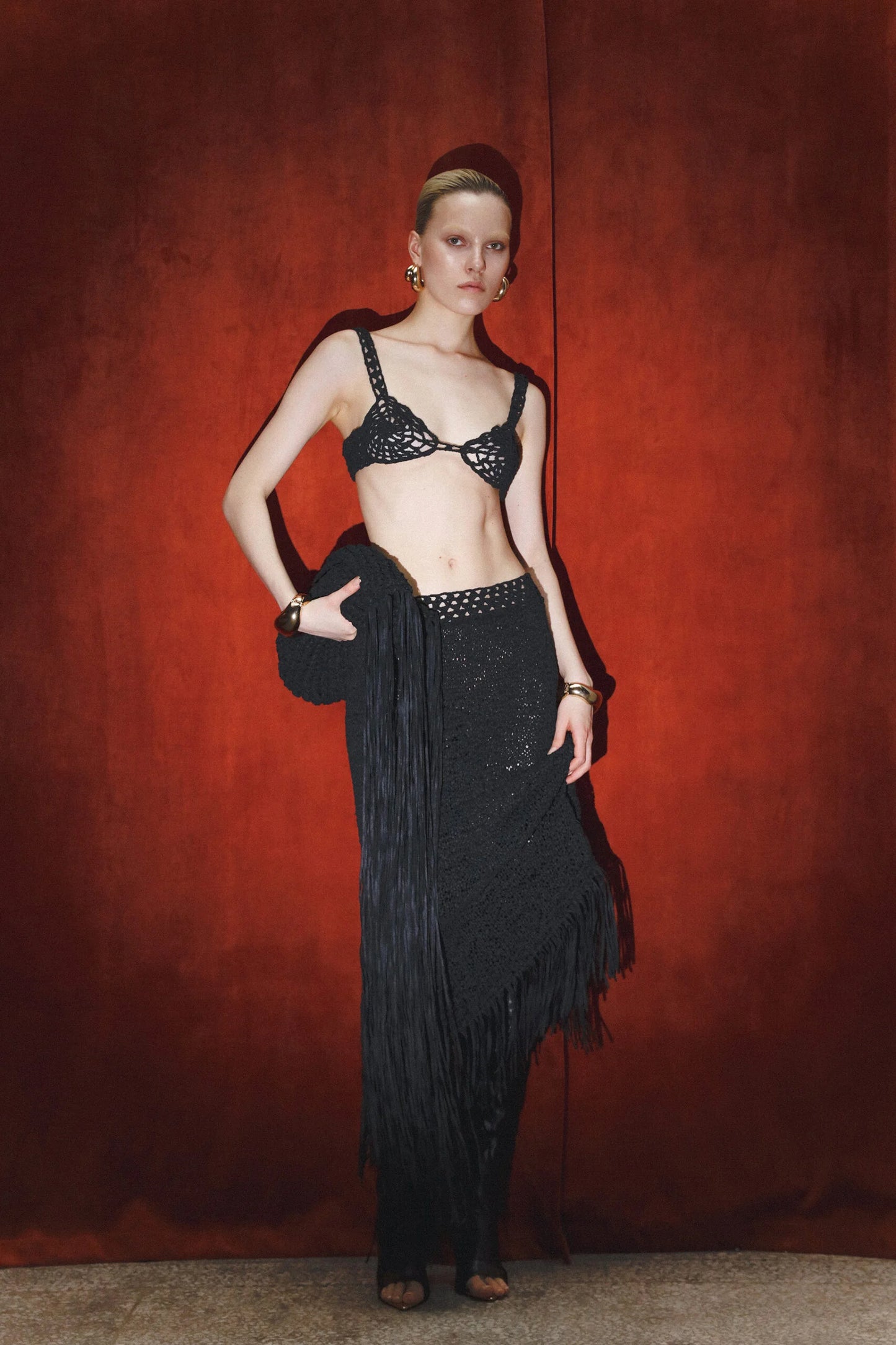 HANDMADE SKIRT KATERINA KVIT