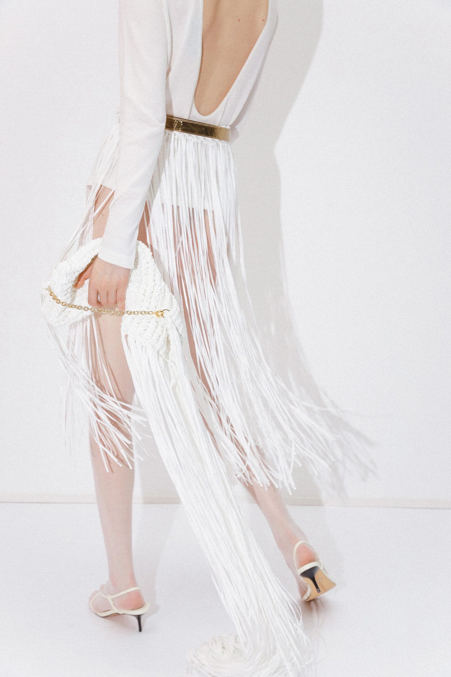 KNITWEAR BELT KATERINA KVIT