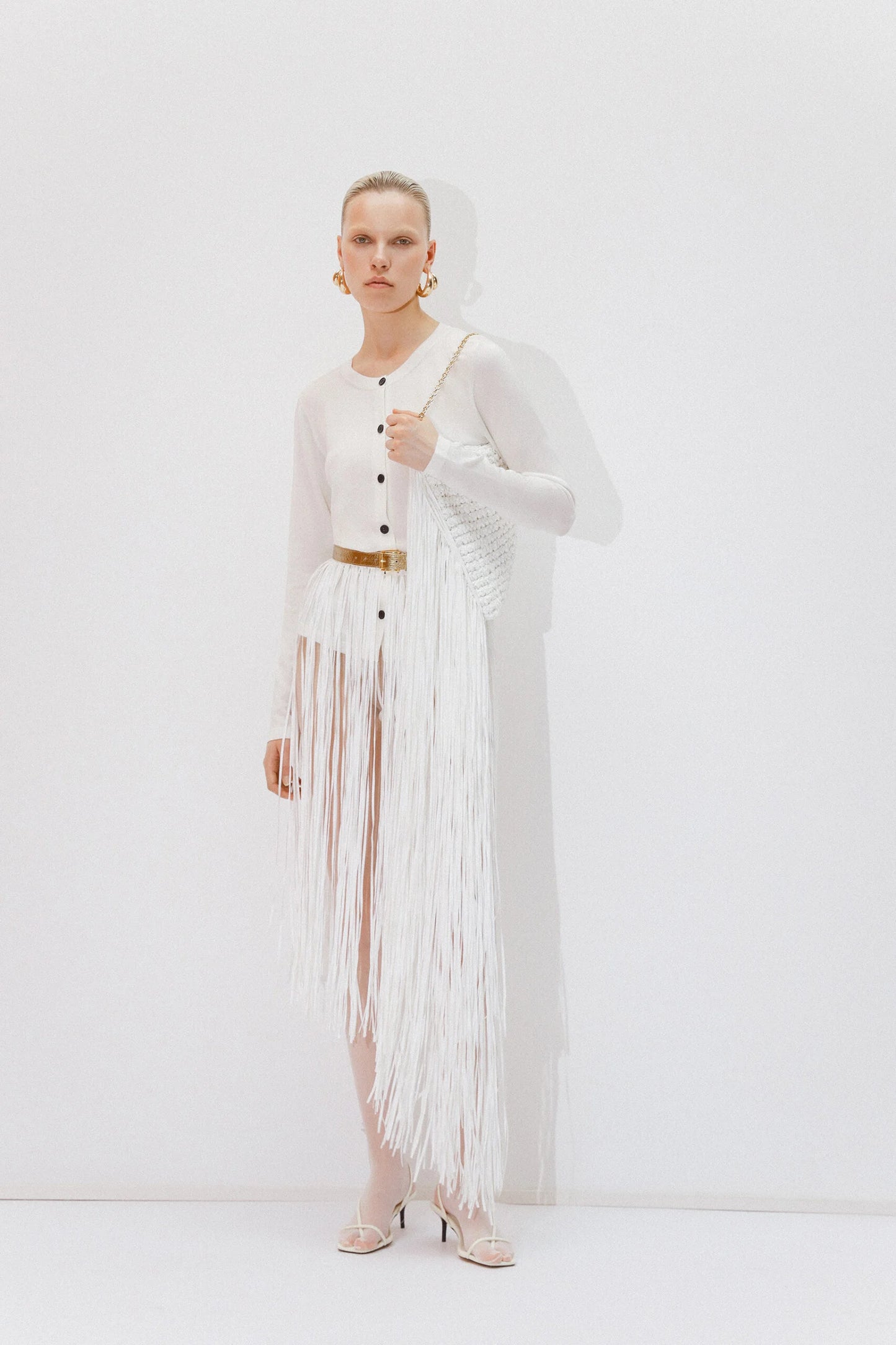 KNITWEAR BELT KATERINA KVIT