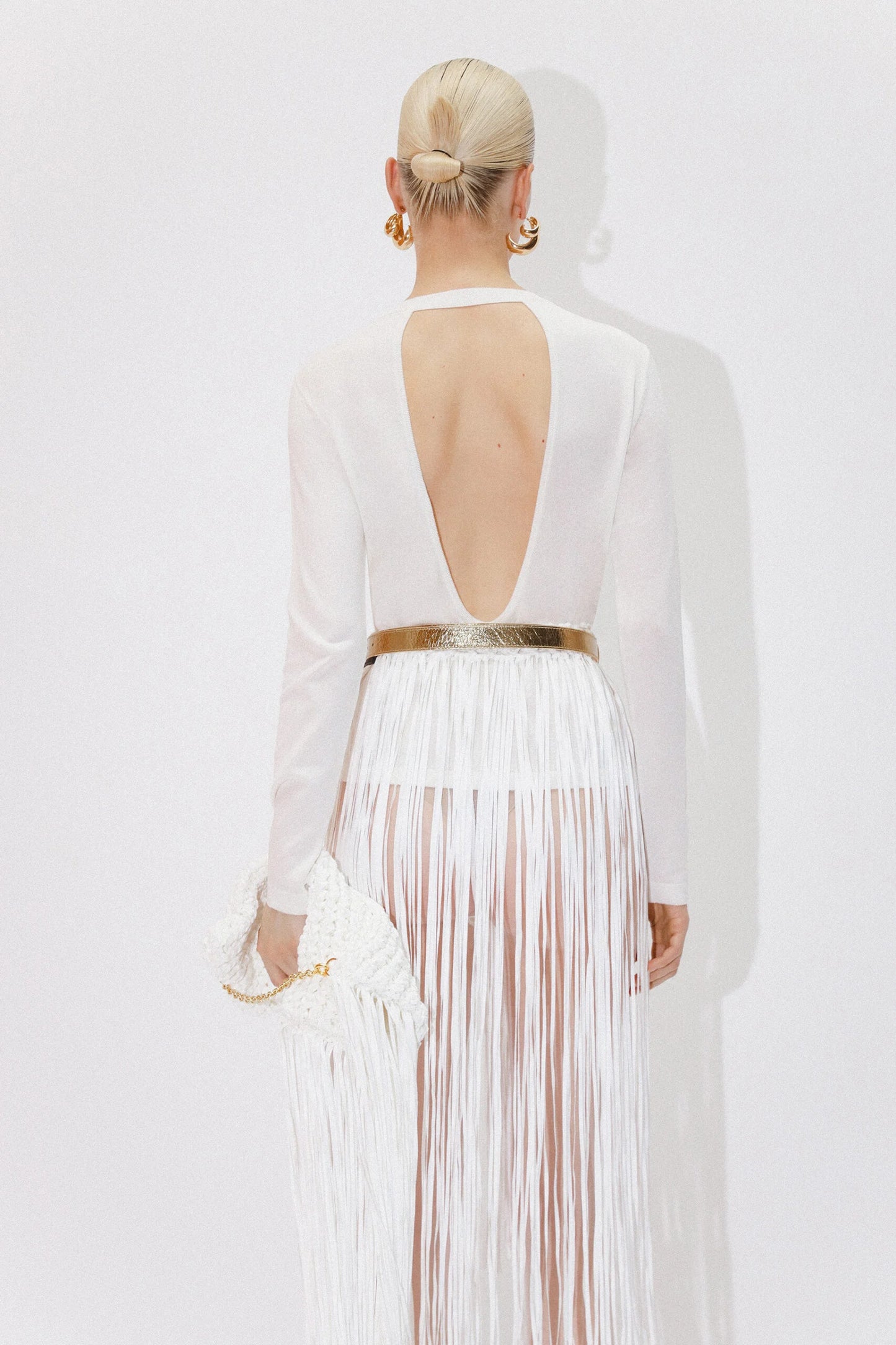 KNITWEAR BELT KATERINA KVIT