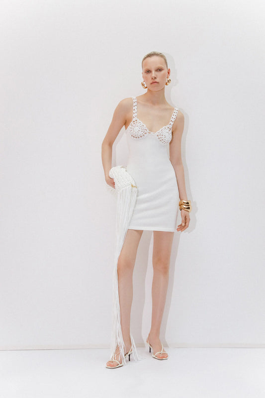 KNITWEAR DRESS  KATERINA KVIT