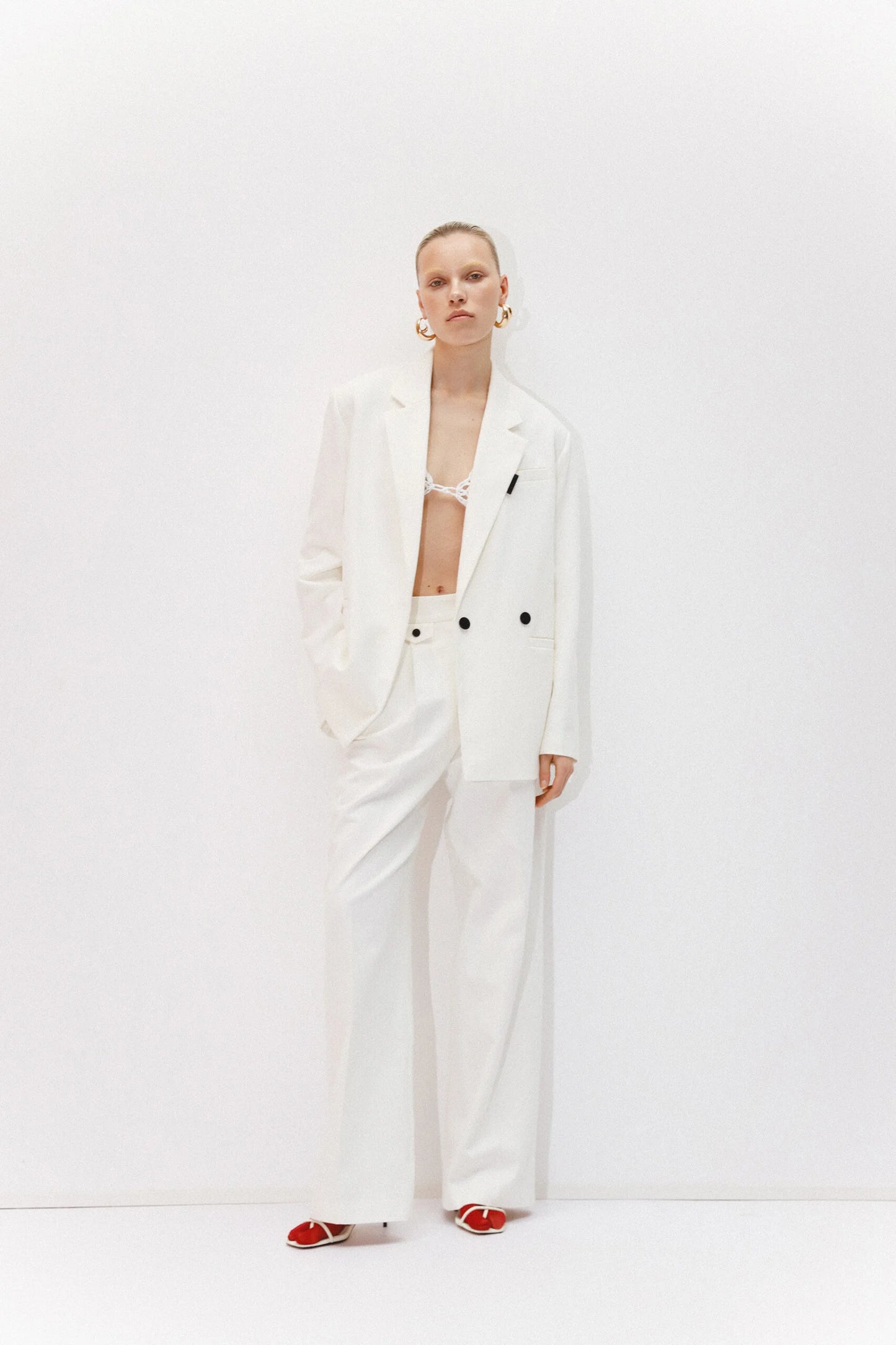 KNITWEAR TOP KATERINA KVIT