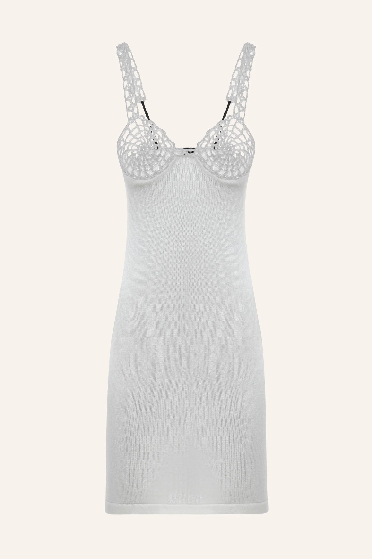 KNITWEAR DRESS  KATERINA KVIT