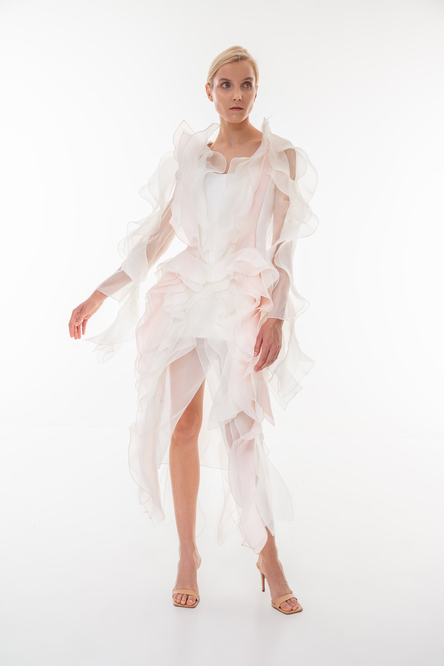 Silky clouds mini dress VALERY KOVALSKA