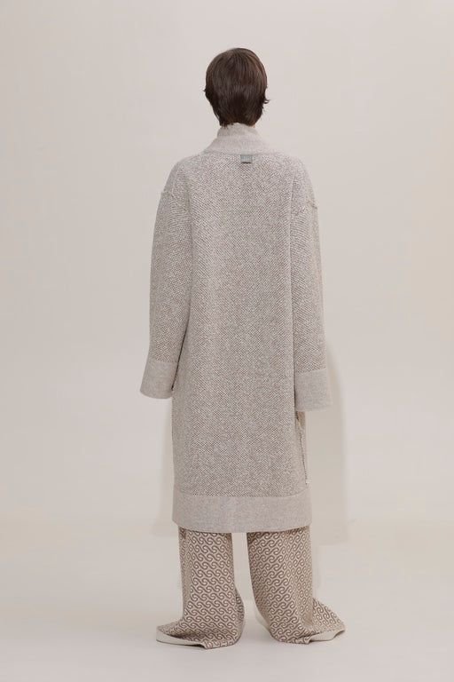 JACQUARD KNIT COAT 91LAB