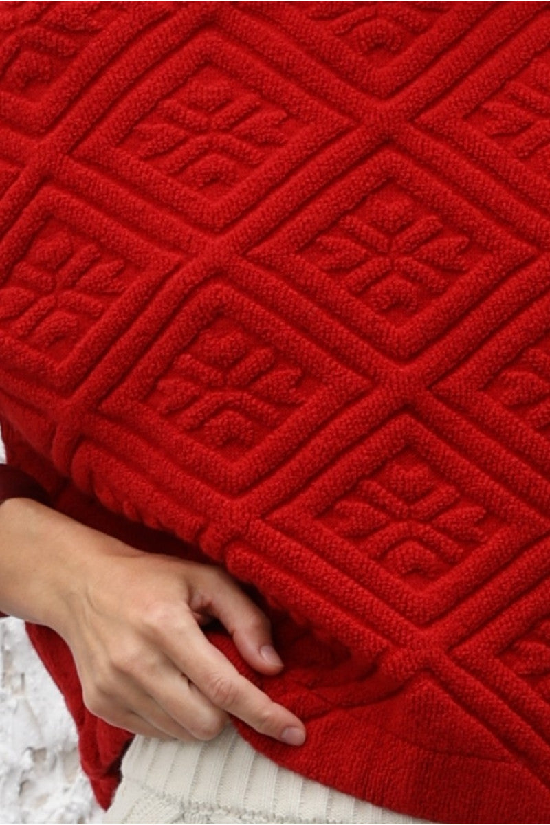 Vest With A Voluminous Weave 91LAB