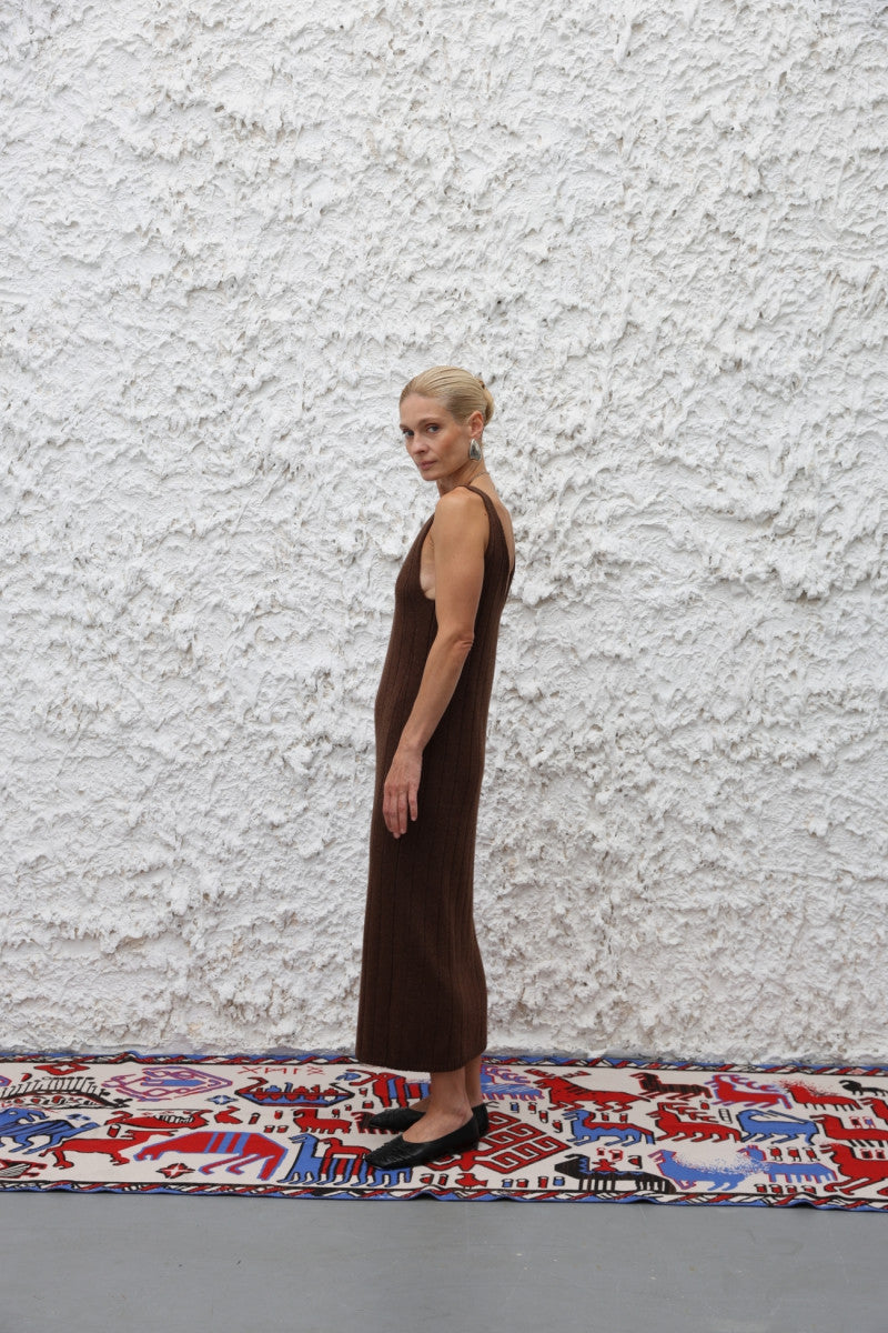 Sleeveless Knitted Dress 91LAB