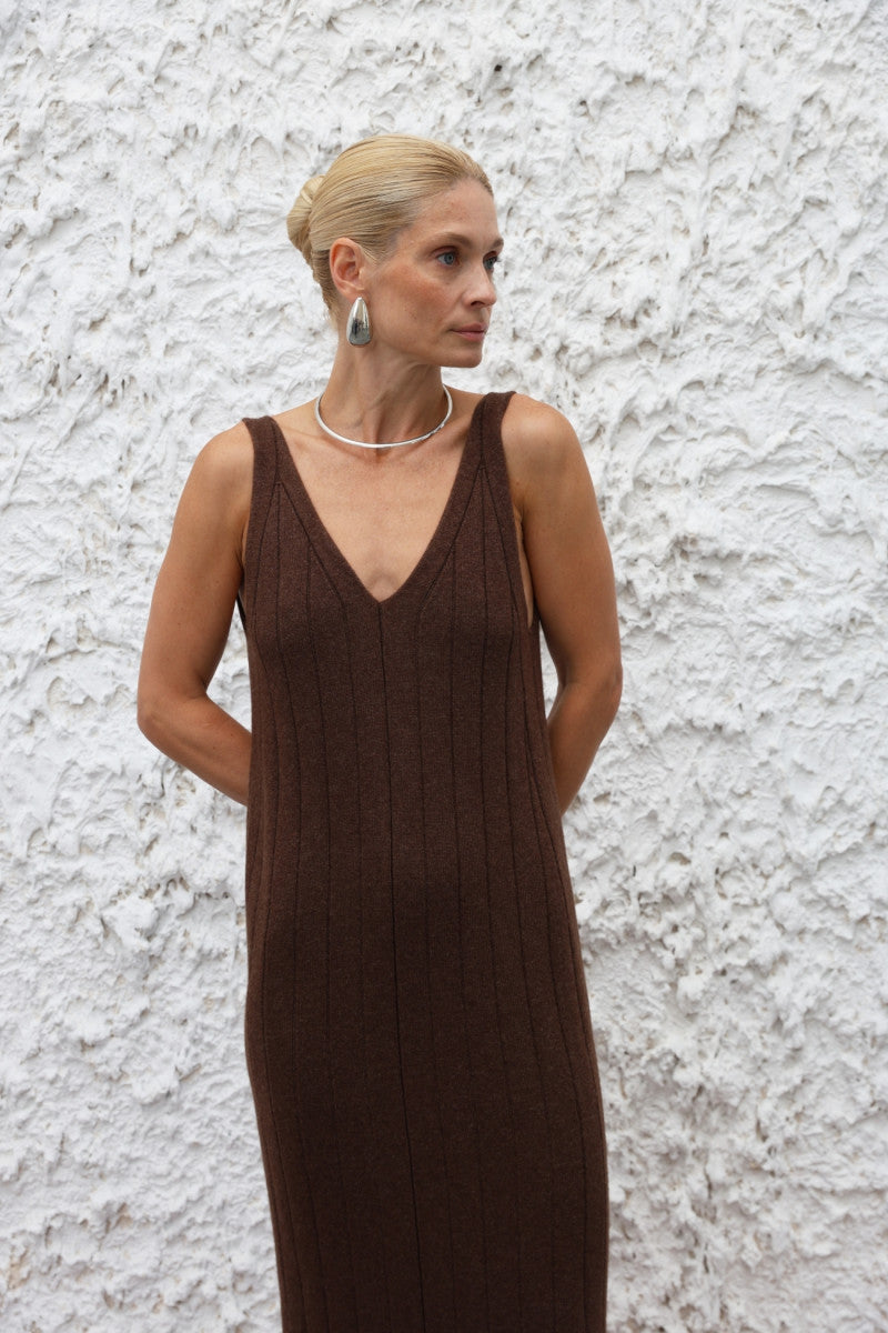 Sleeveless Knitted Dress 91LAB