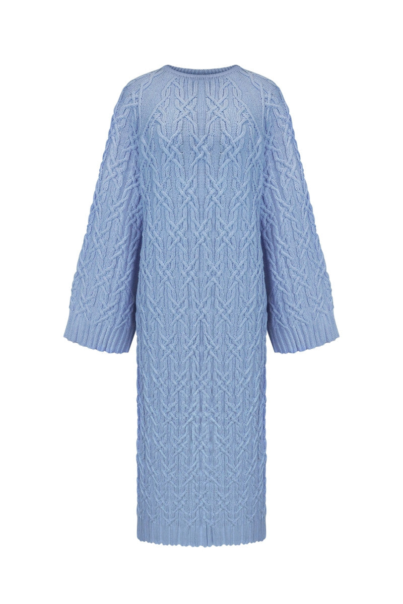 Knitted Dress With Long Sleeves 91LAB