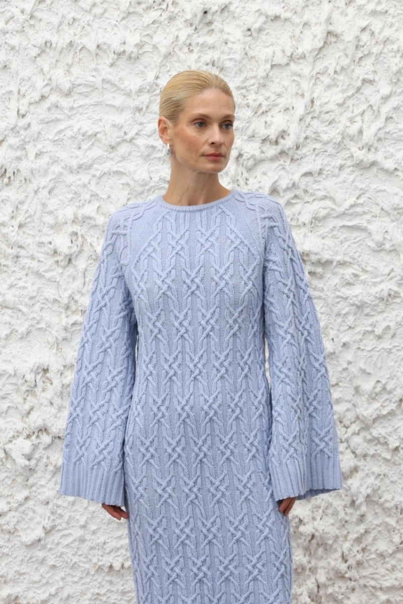 Knitted Dress With Long Sleeves 91LAB