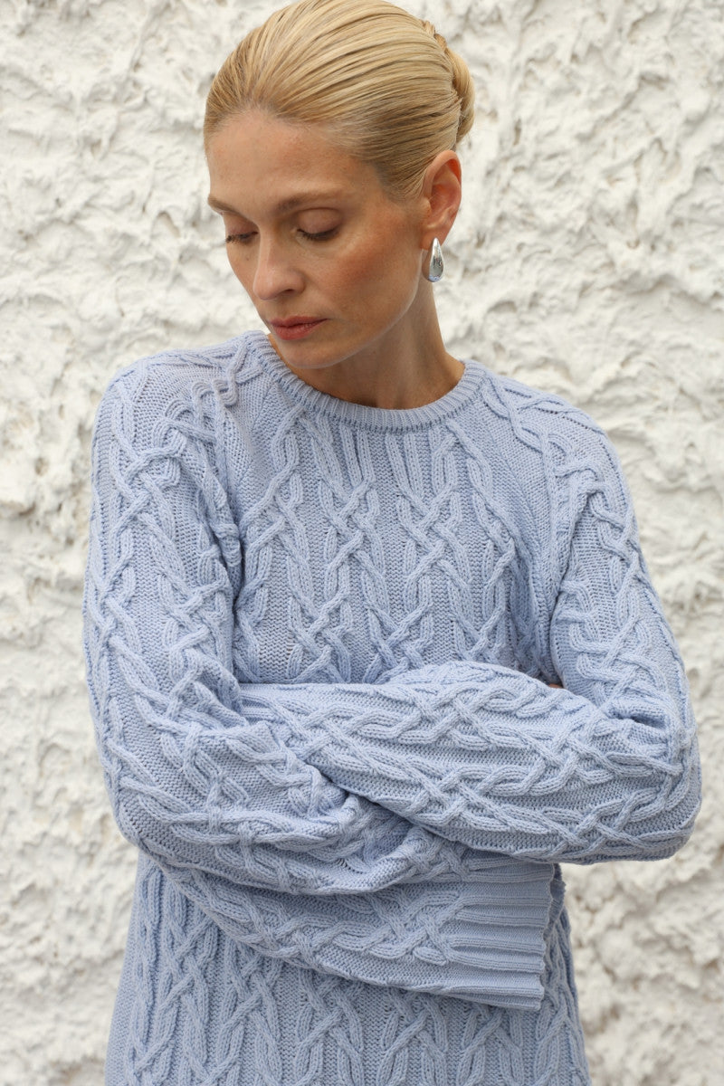 Knitted Dress With Long Sleeves 91LAB