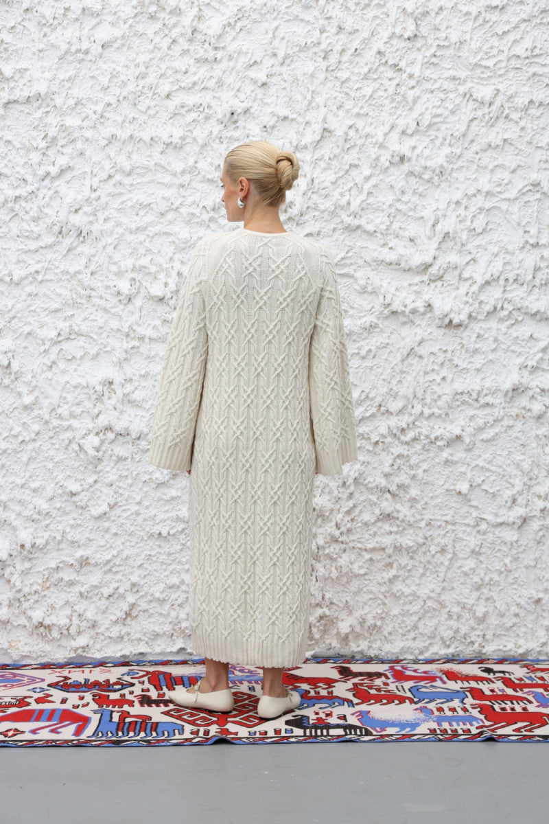 Knitted Dress With Long Sleeves 91LAB