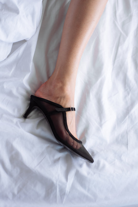 Mules black Noa LOOKIE ATELIER