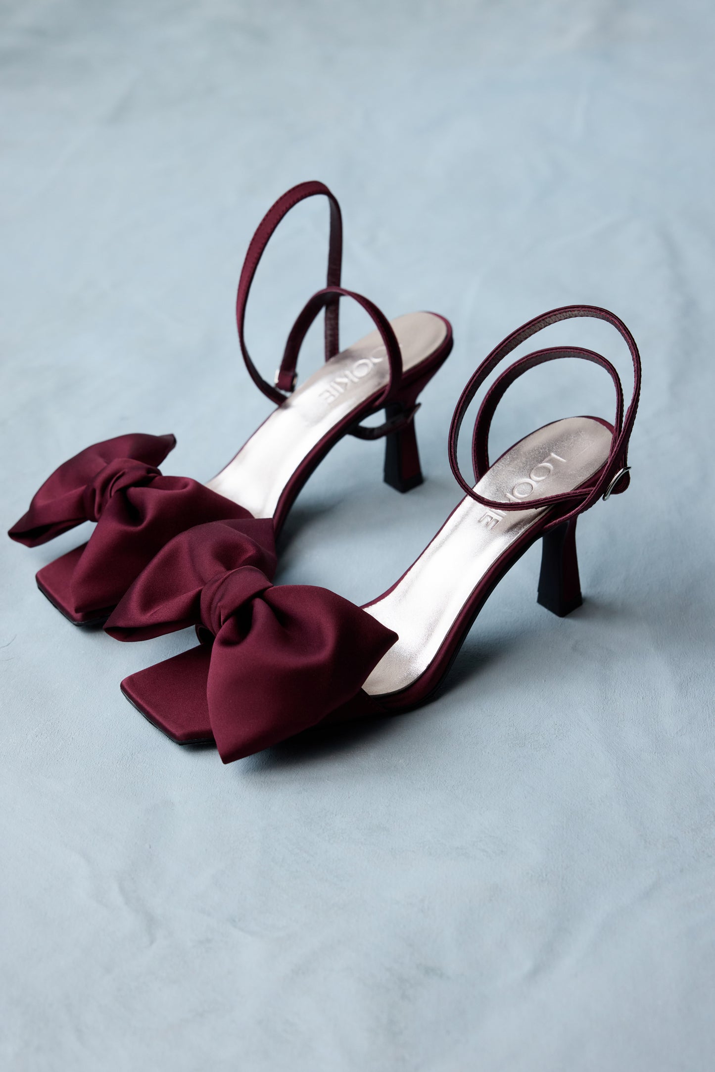 Nessa sandals with a satin bow LOOKIE ATELIER