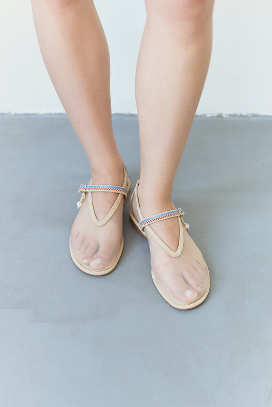 Nino Ethno beige mesh ballet flats LOOKIE ATELIER