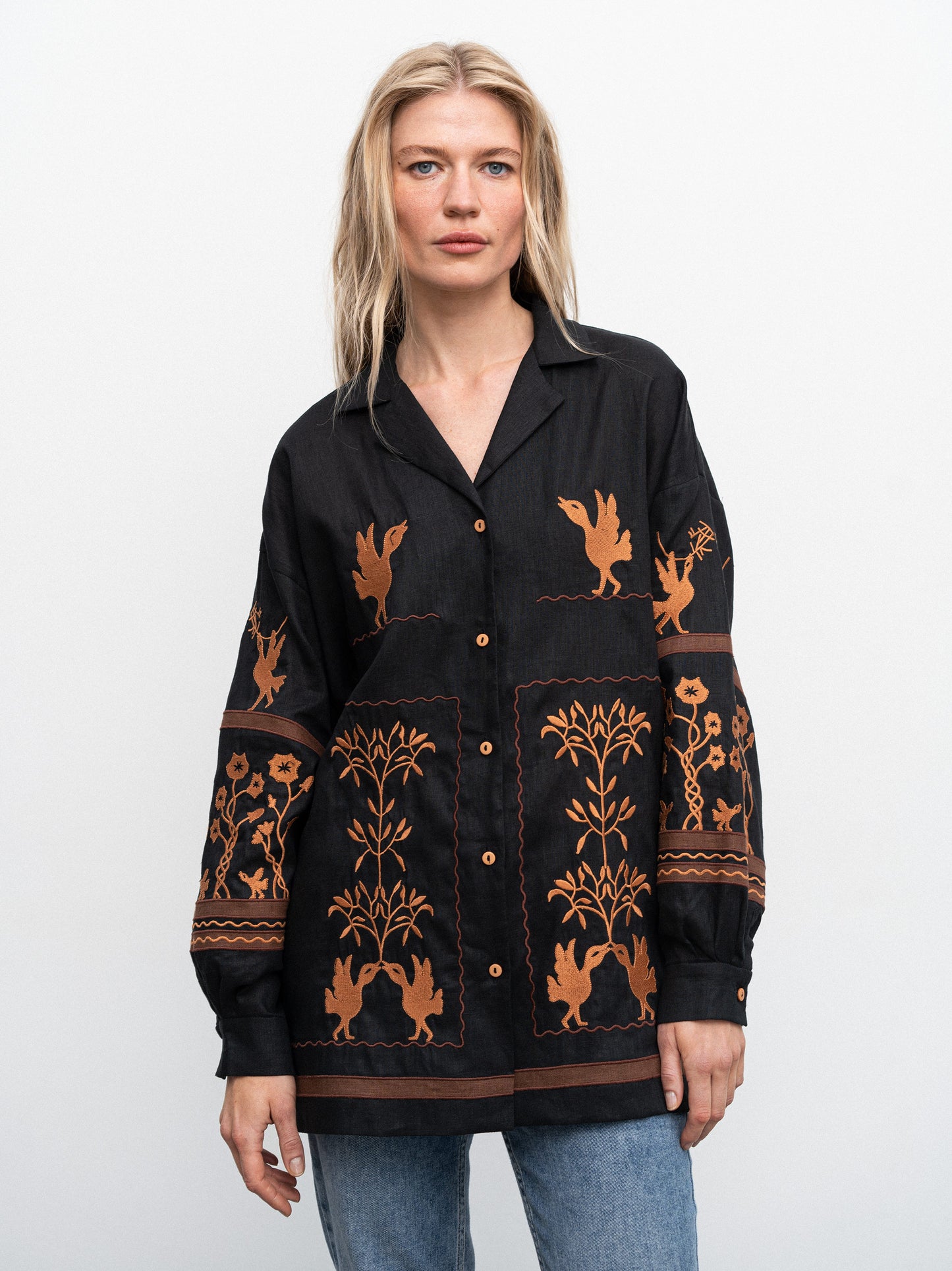 Women's embroidered shirt dedicated to Skovoroda Bayka ETNODIM