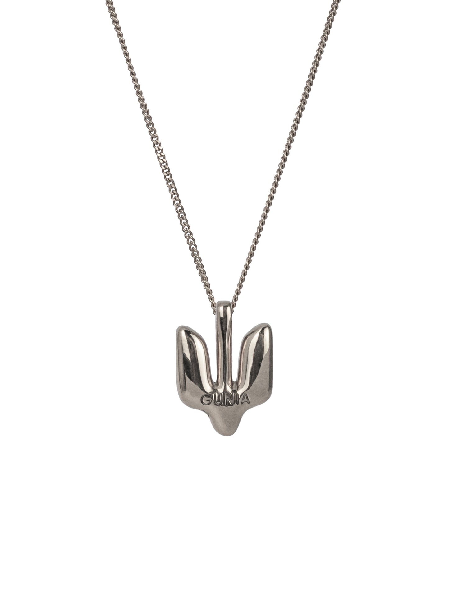 Pendant Trident Silver Small GUNIA PROJECT