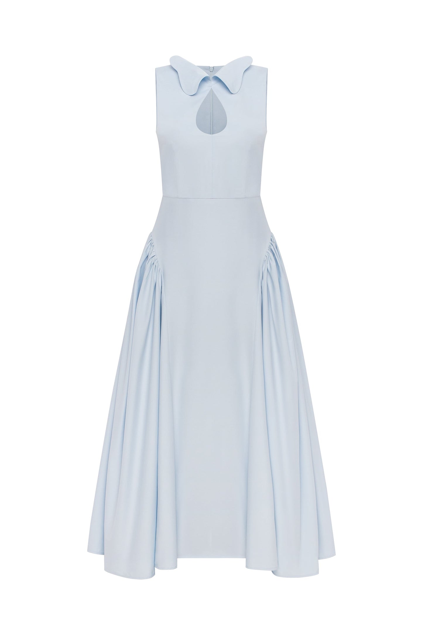 Fouet dress in celestial blue PODYH