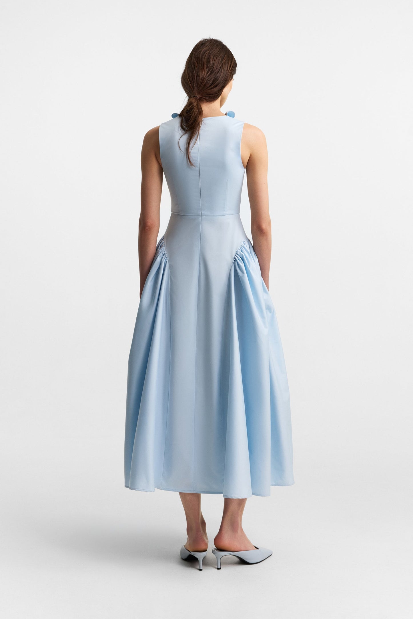Fouet dress in celestial blue PODYH